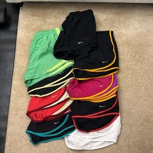 BUNDLE 9 pairs of Nike Tempo Shorts